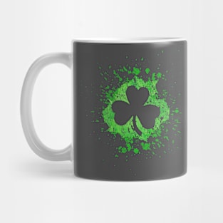 2-sided 'Erin Go Bragh' Shamrock, Celtic Knots and Spirals Mug